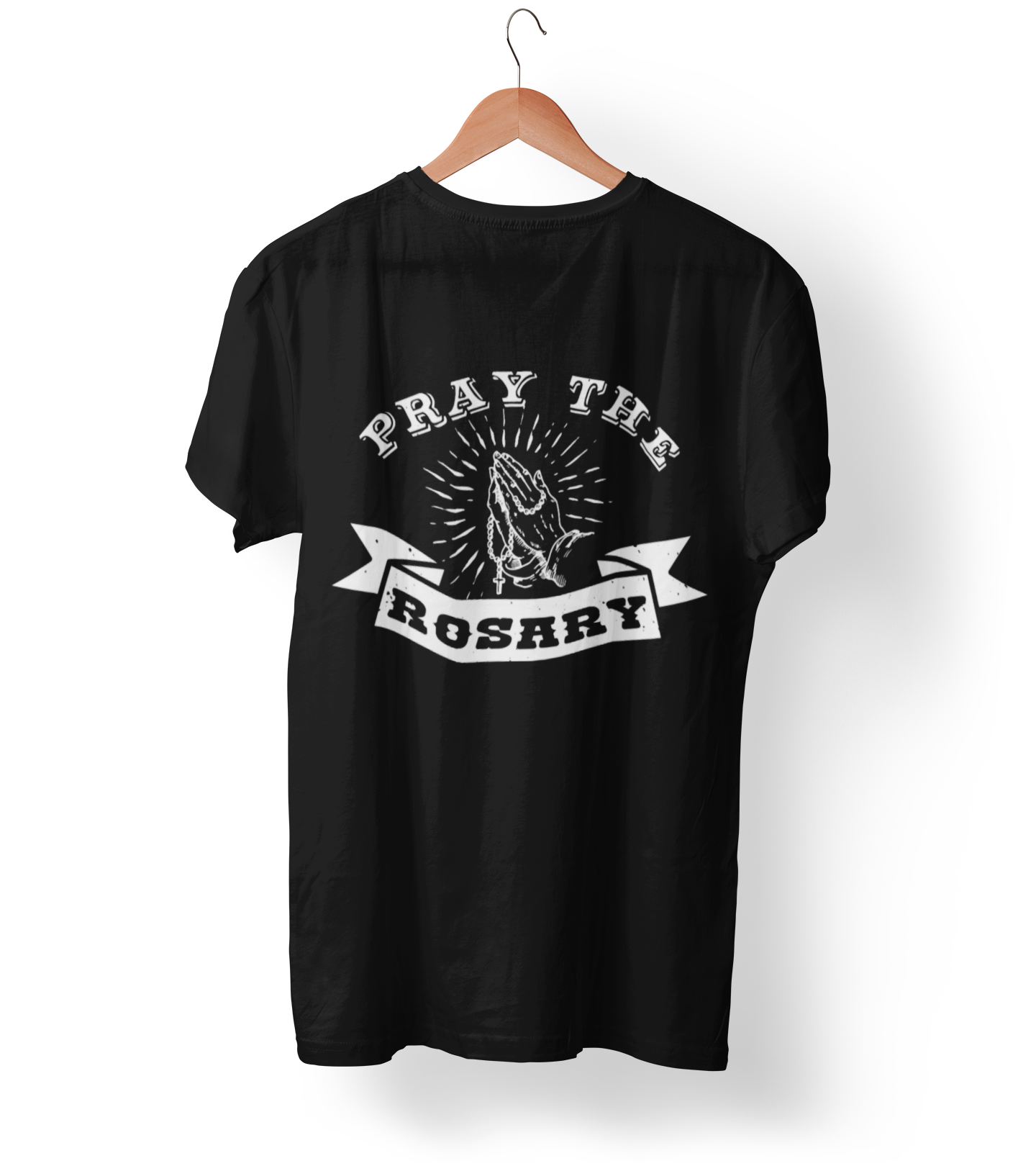 Pray the Rosary Christian Catholic T-Shirt
