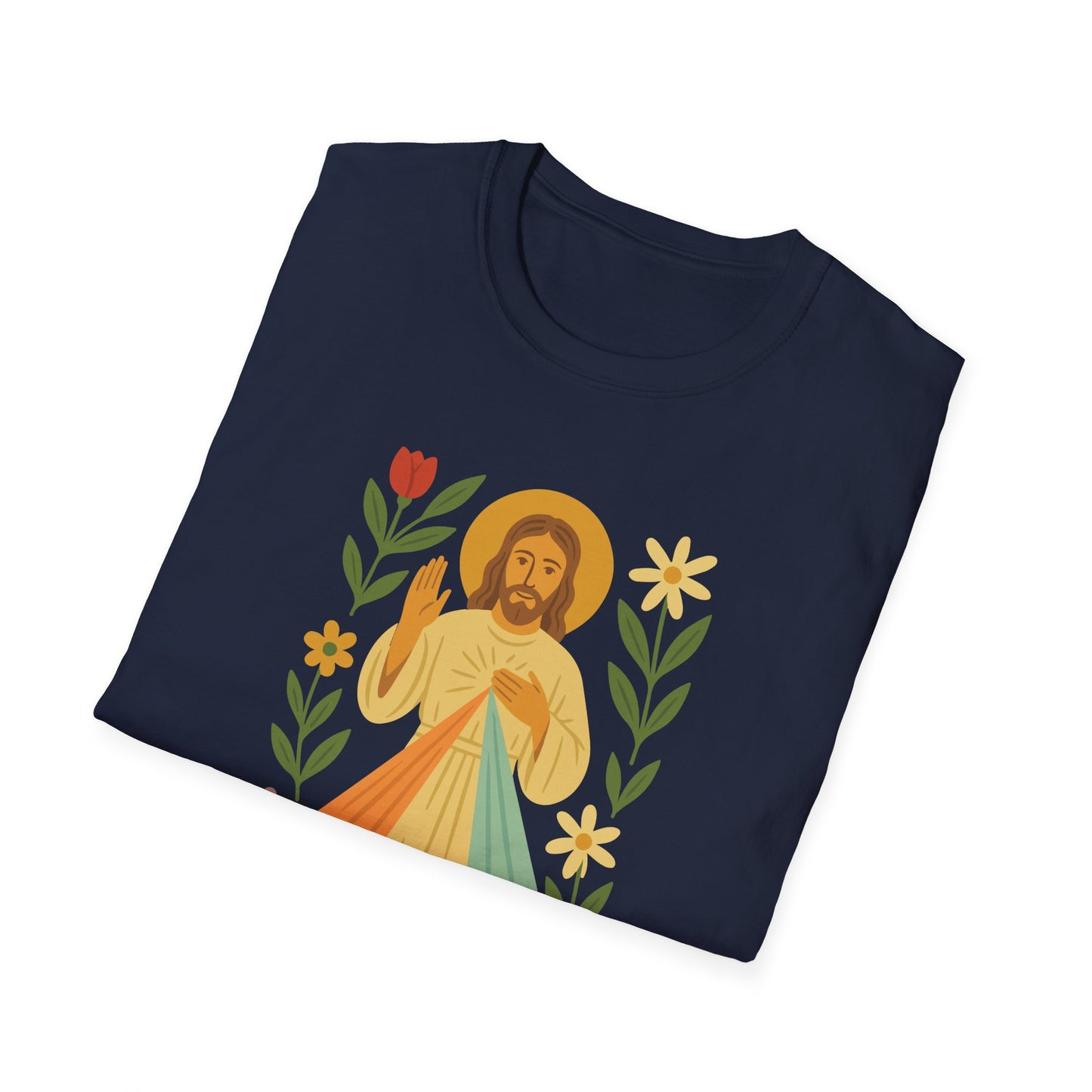 Divine Mercy "Jesus, I Trust In You" T-Shirt – Navy