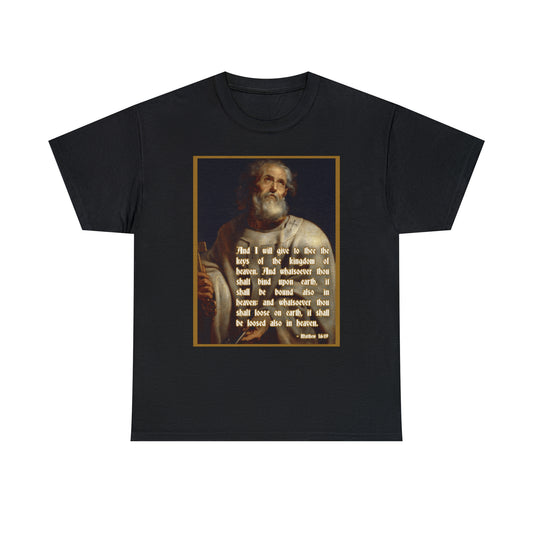 St. Peter Matthew 16:19 Catholic T-Shirt