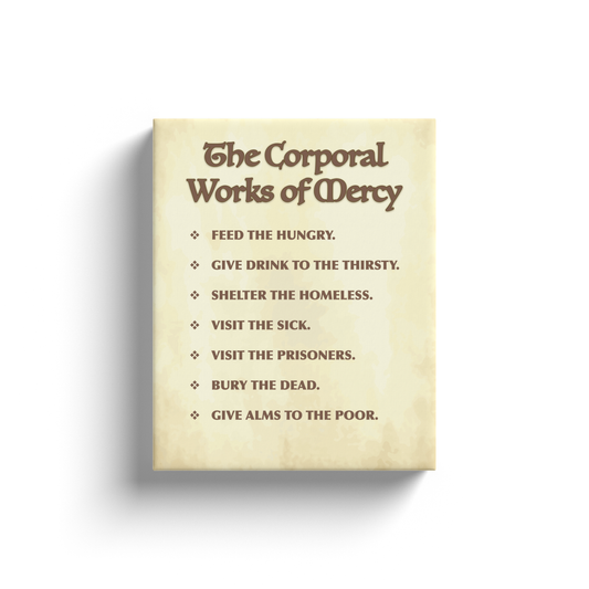 The Corporal Works of Mercy Wrapped Canvas Wall Art