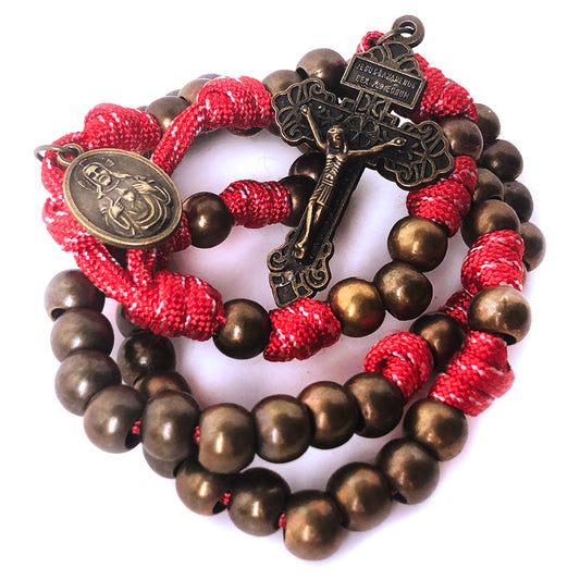 Sacred Heart of Jesus Paracord Rosary Set