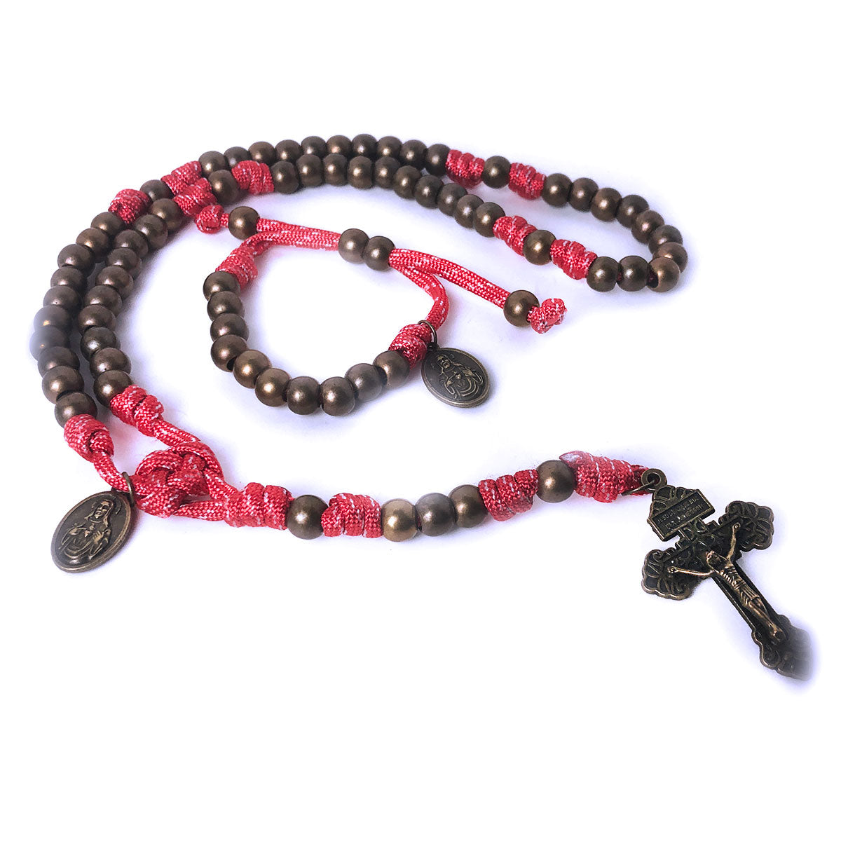 Sacred Heart of Jesus Paracord Rosary Set