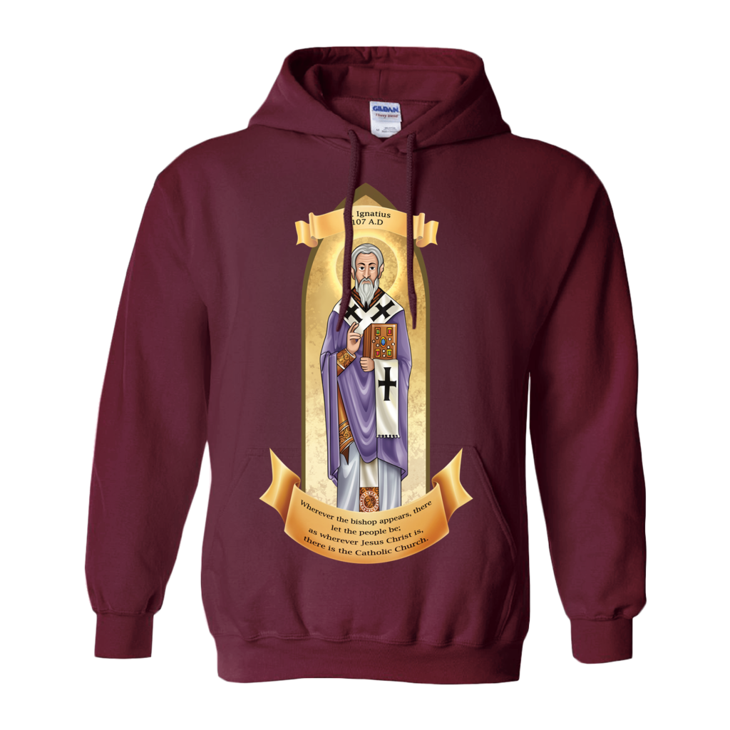 Catholic St. Ignatius Of Antioch Premium Graphic Hoodie