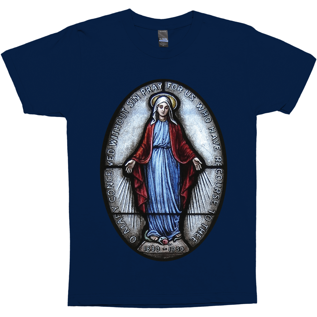catholic t shirts tea miraculous medal