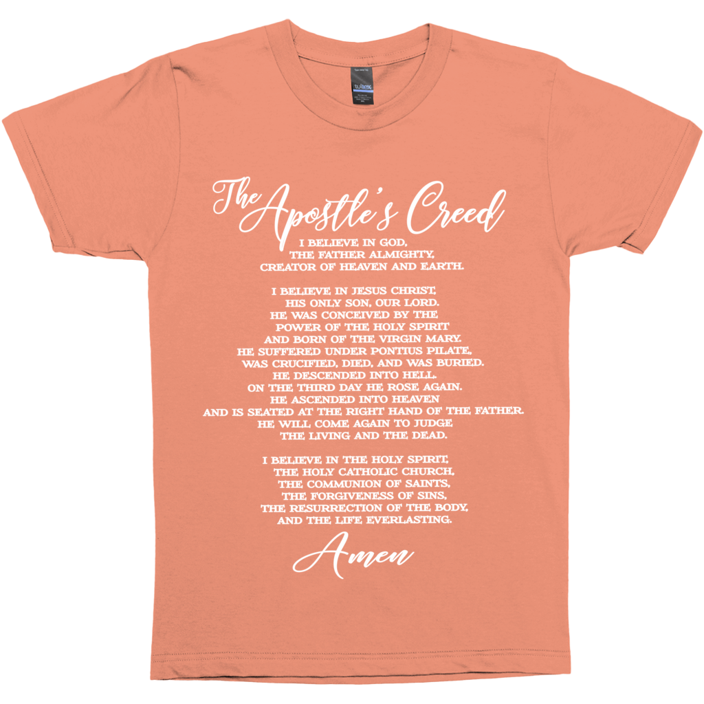 Christian Catholic T Shirt - The Apostle's Creed Premium Tee