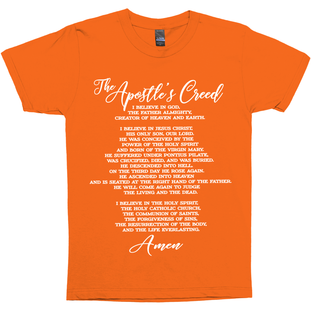Christian Catholic T Shirt - The Apostle's Creed Premium Tee