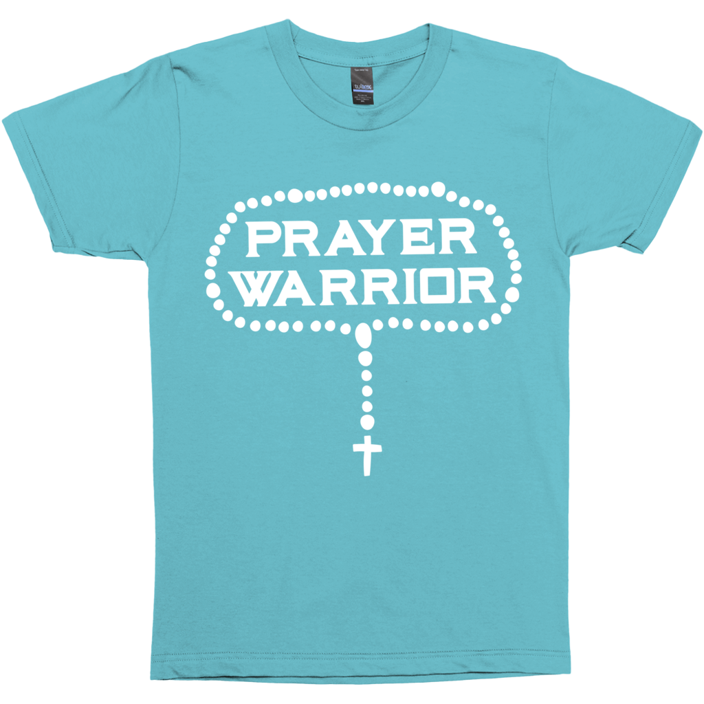 Rosary Prayer Warrior Catholic T-Shirt