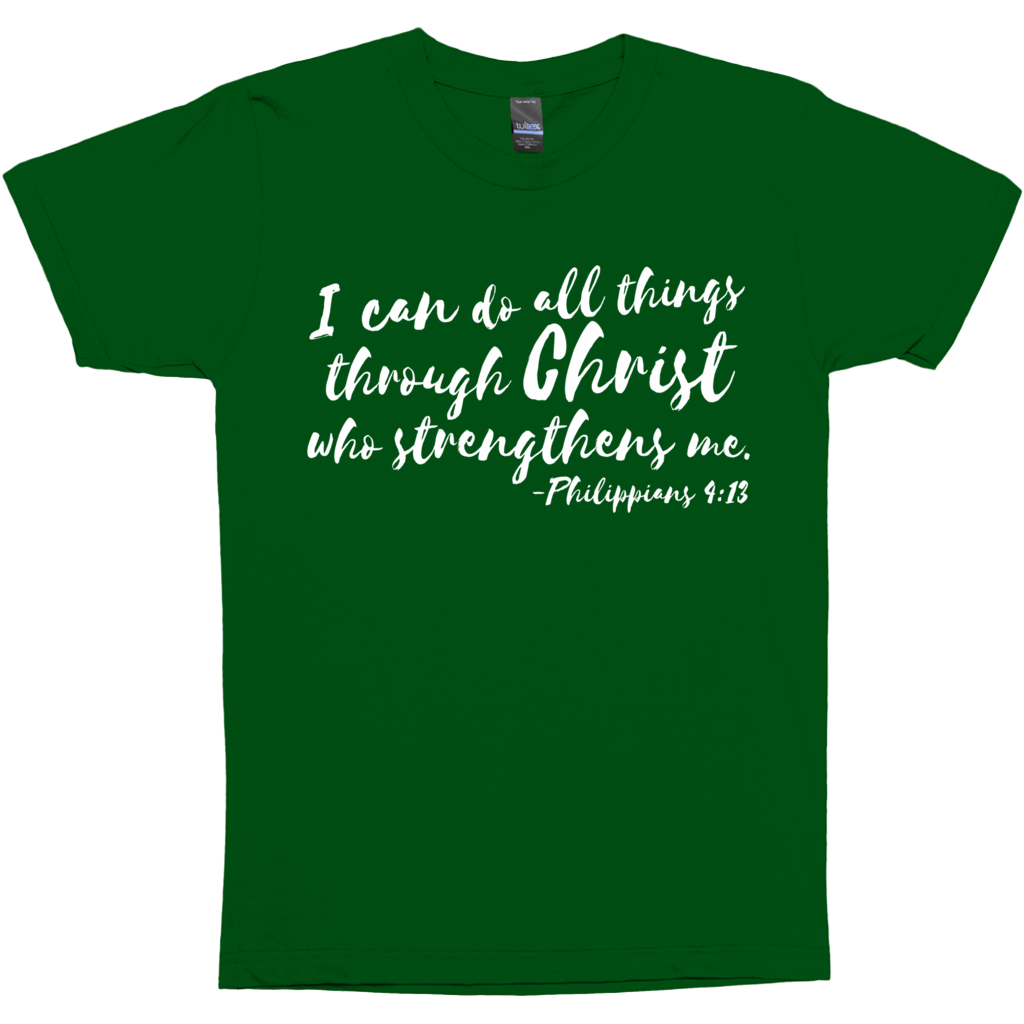 I Can Do All Things Philippians 4:13 Premium Graphic Tee