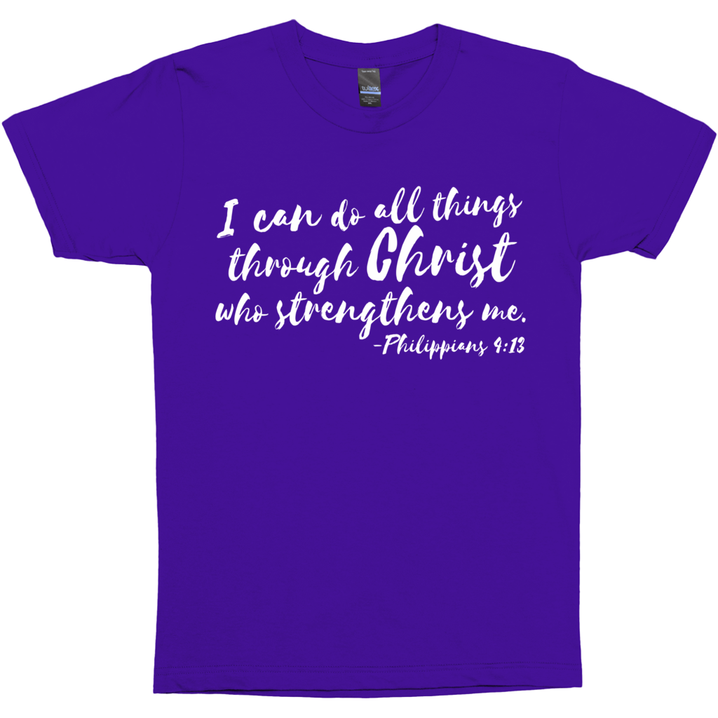 I Can Do All Things Philippians 4:13 Premium Graphic Tee