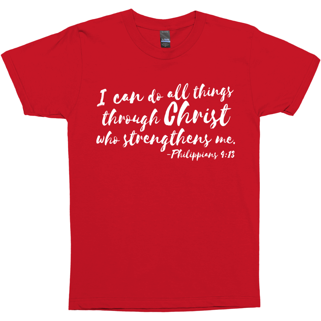 I Can Do All Things Philippians 4:13 Premium Graphic Tee