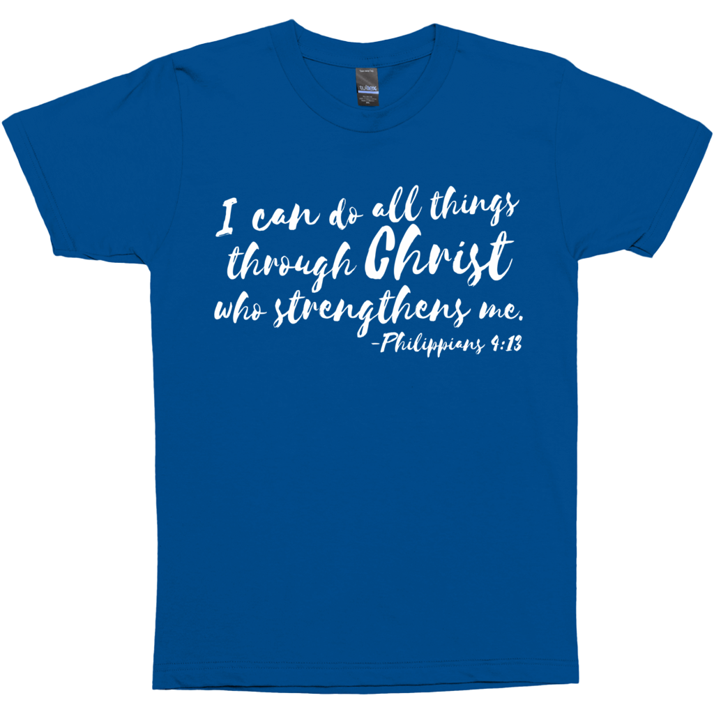 I Can Do All Things Philippians 4:13 Premium Graphic Tee