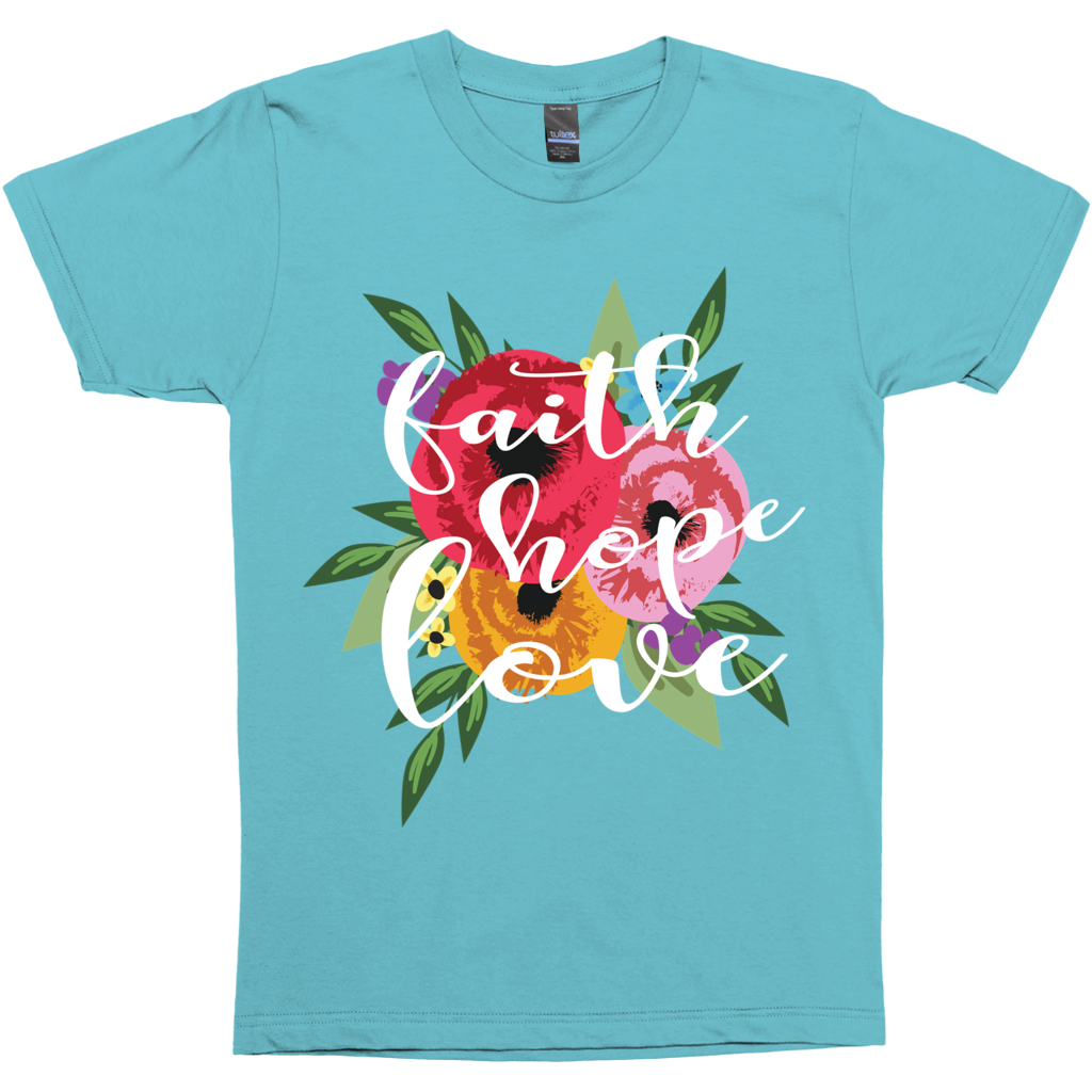 Faith Hope Love Premium Graphic Tee