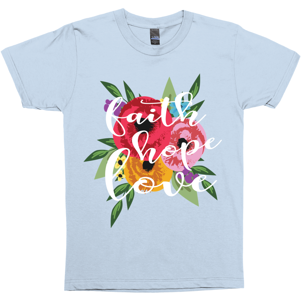 Faith Hope Love Premium Graphic Tee