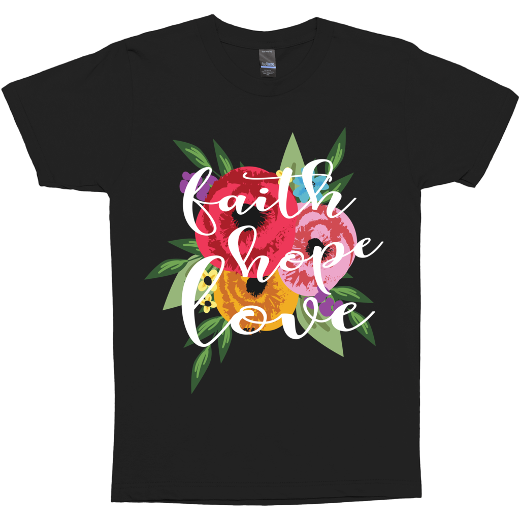 Faith Hope Love Premium Graphic Tee