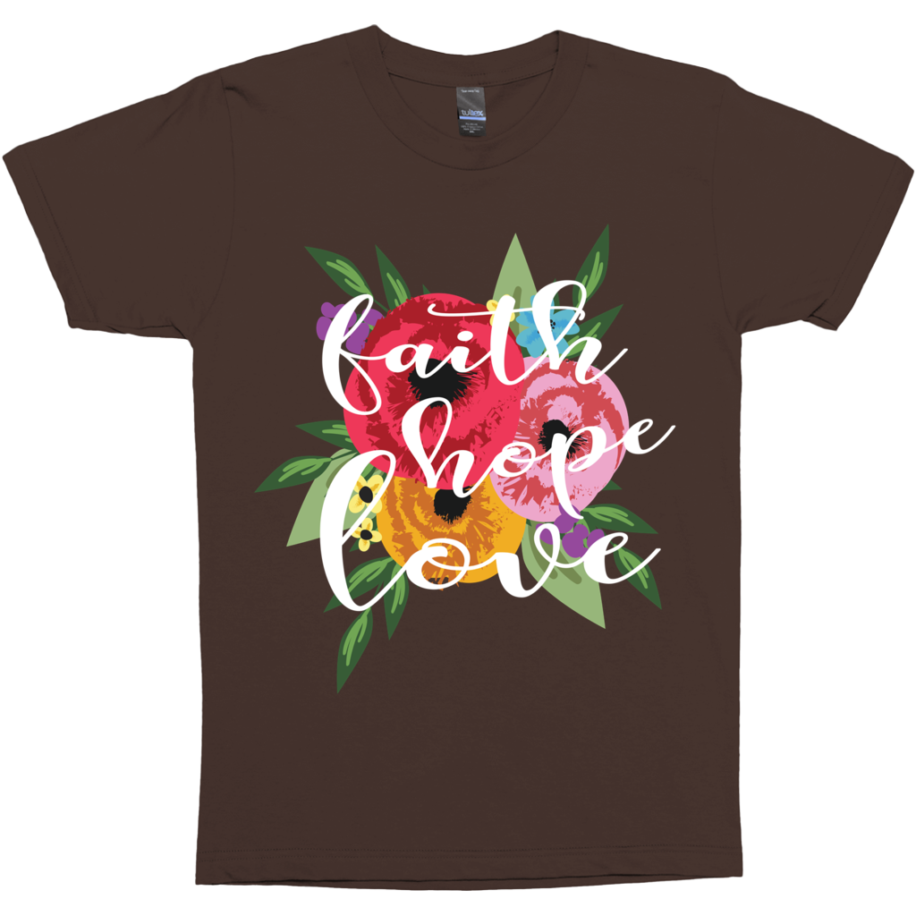 Faith Hope Love Premium Graphic Tee