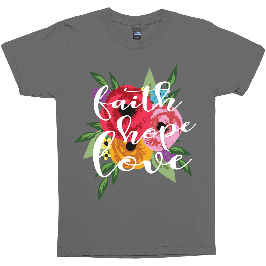 Faith Hope Love Premium Graphic Tee