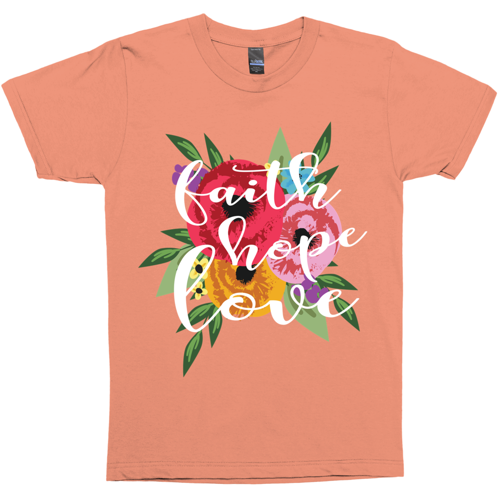 Faith Hope Love Premium Graphic Tee