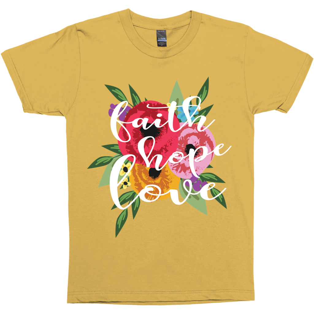 Faith Hope Love Premium Graphic Tee