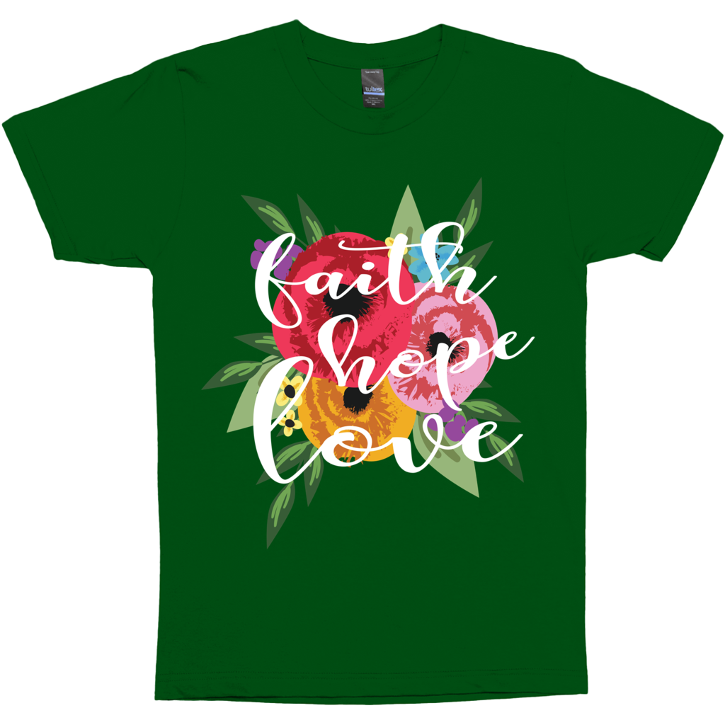 Faith Hope Love Premium Graphic Tee