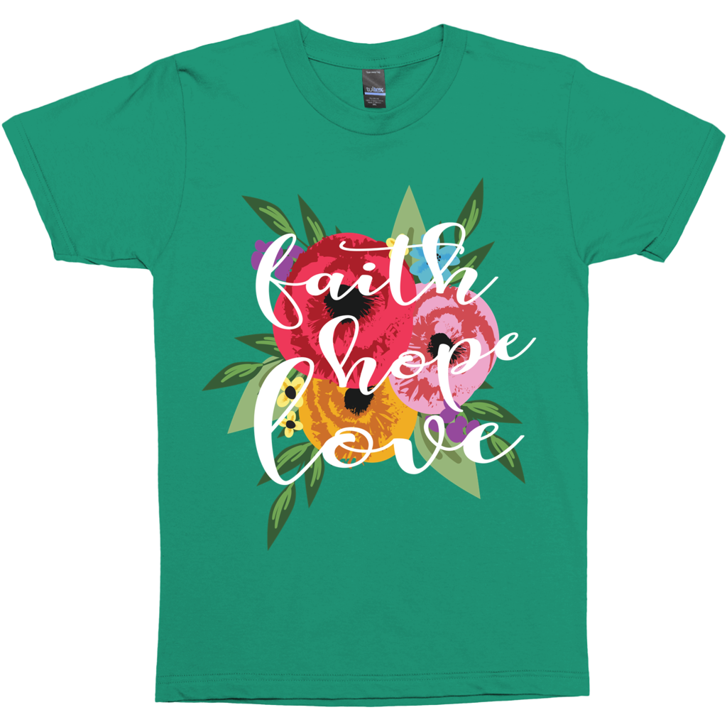 Faith Hope Love Premium Graphic Tee