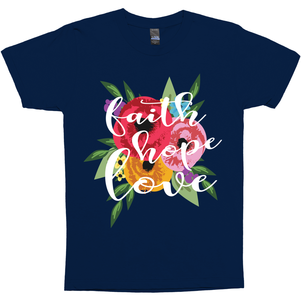 Faith Hope Love Premium Graphic Tee