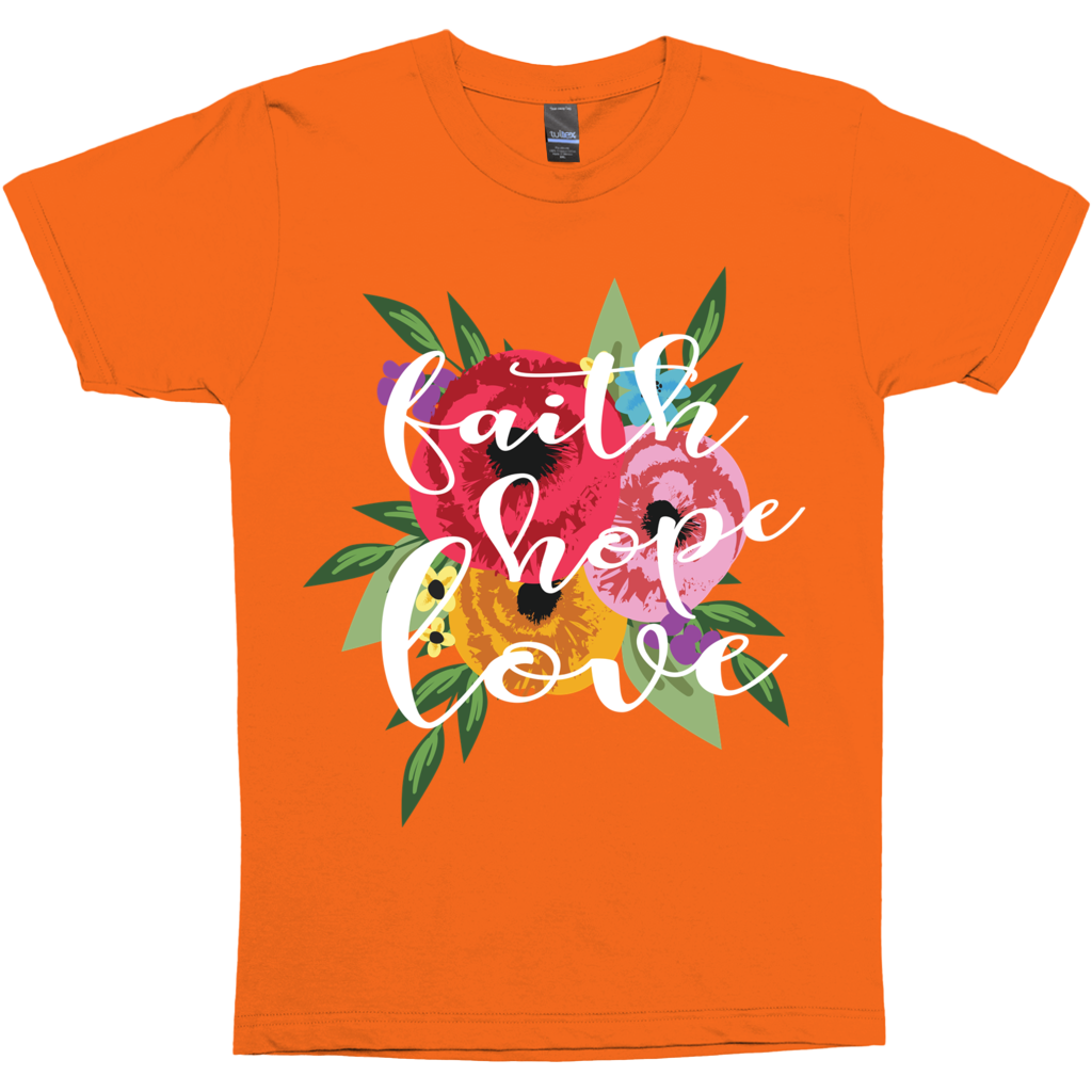 Faith Hope Love Premium Graphic Tee