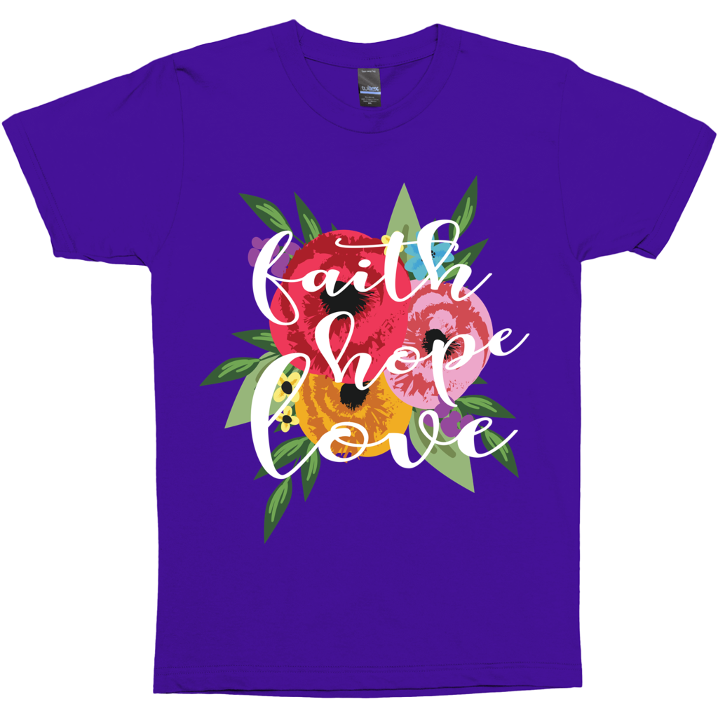 Faith Hope Love Premium Graphic Tee