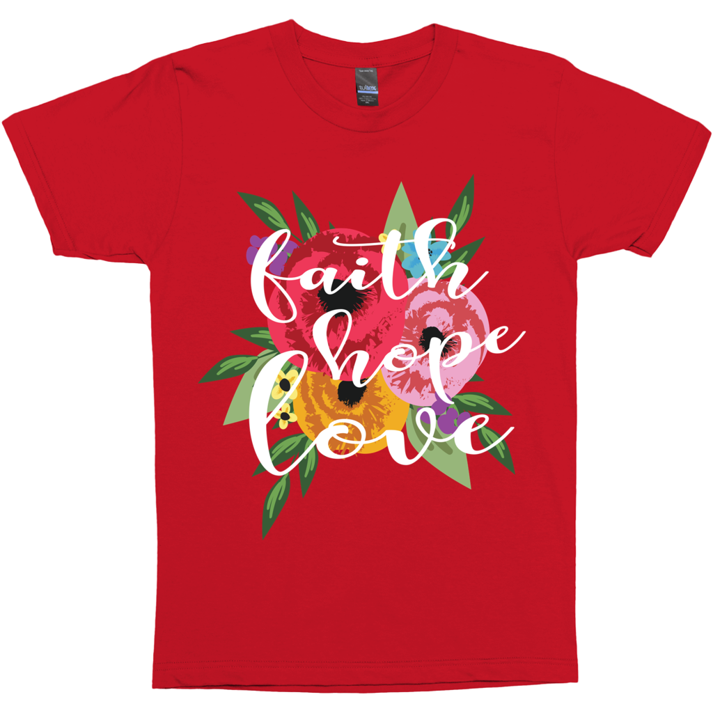 Faith Hope Love Premium Graphic Tee