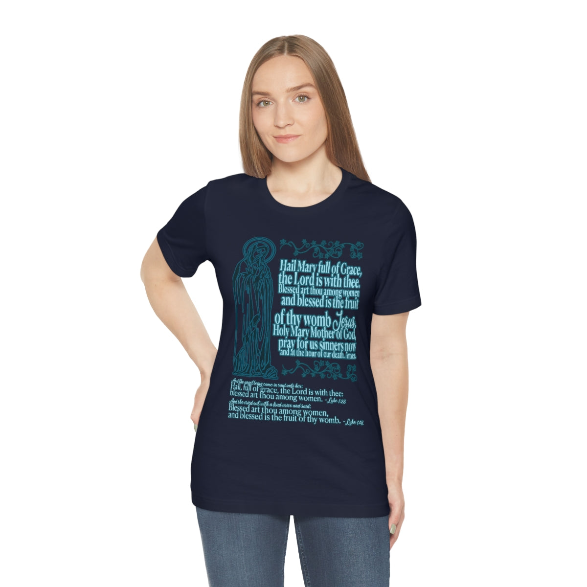 Hail Mary Full of Grace Catholic T-Shirt