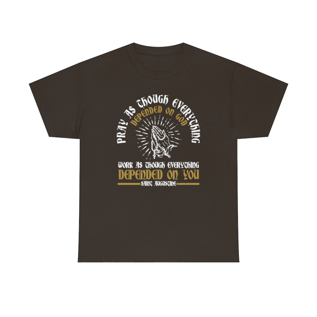Saint Augustine Quote Catholic T-Shirt