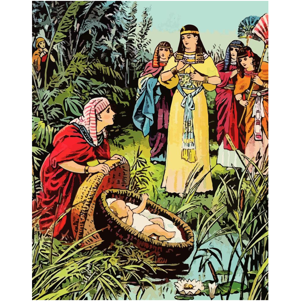 Finding of Baby Moses Wall Art Print