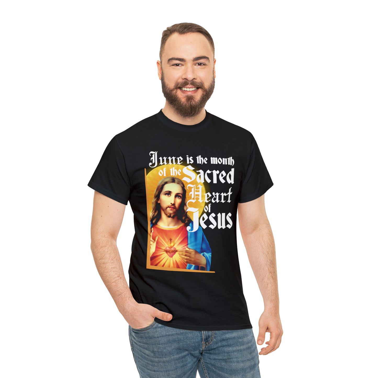 June is the Month of the Sacred Heart of Jesus Catholic T-Shirt