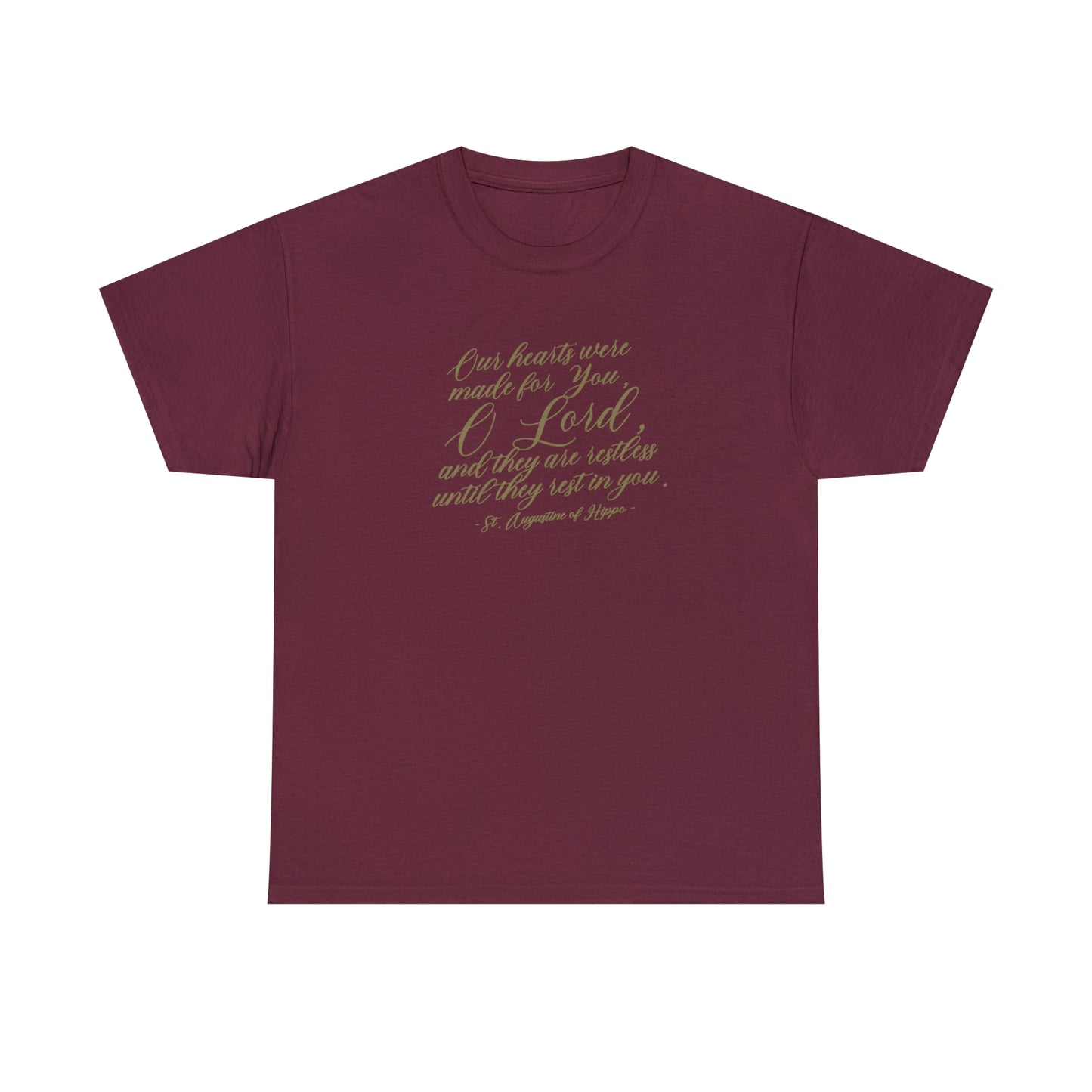 St. Augustine of Hippo Quote Catholic T-Shirt