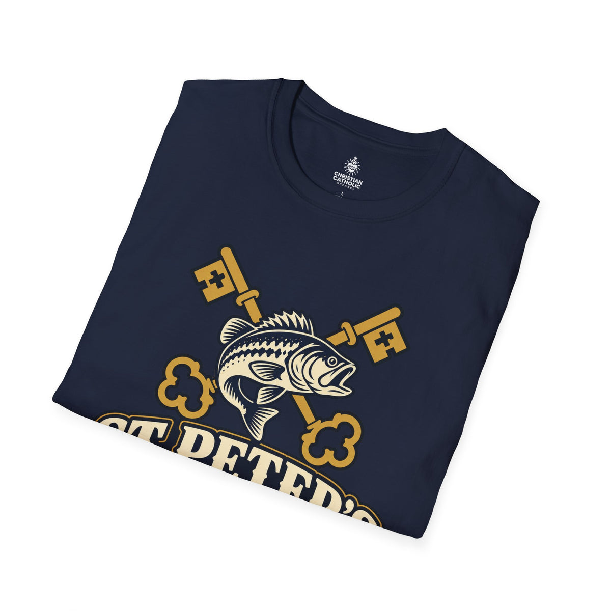 St. Peter's Fishing Co. T-Shirt — Vintage Crest Christian Tee