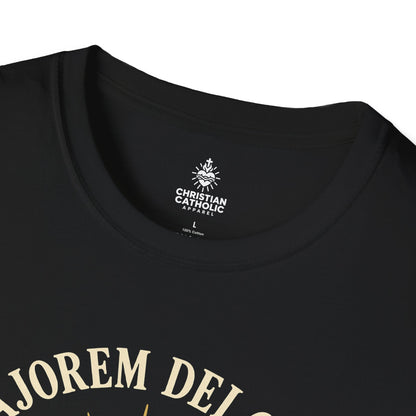 Christian Mountain T-Shirt — "Ad Majorem Dei Gloriam" Faith Graphic Tee