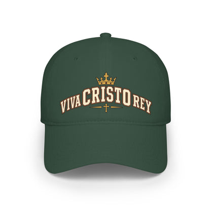 Viva Cristo Rey Embroidered Baseball Cap