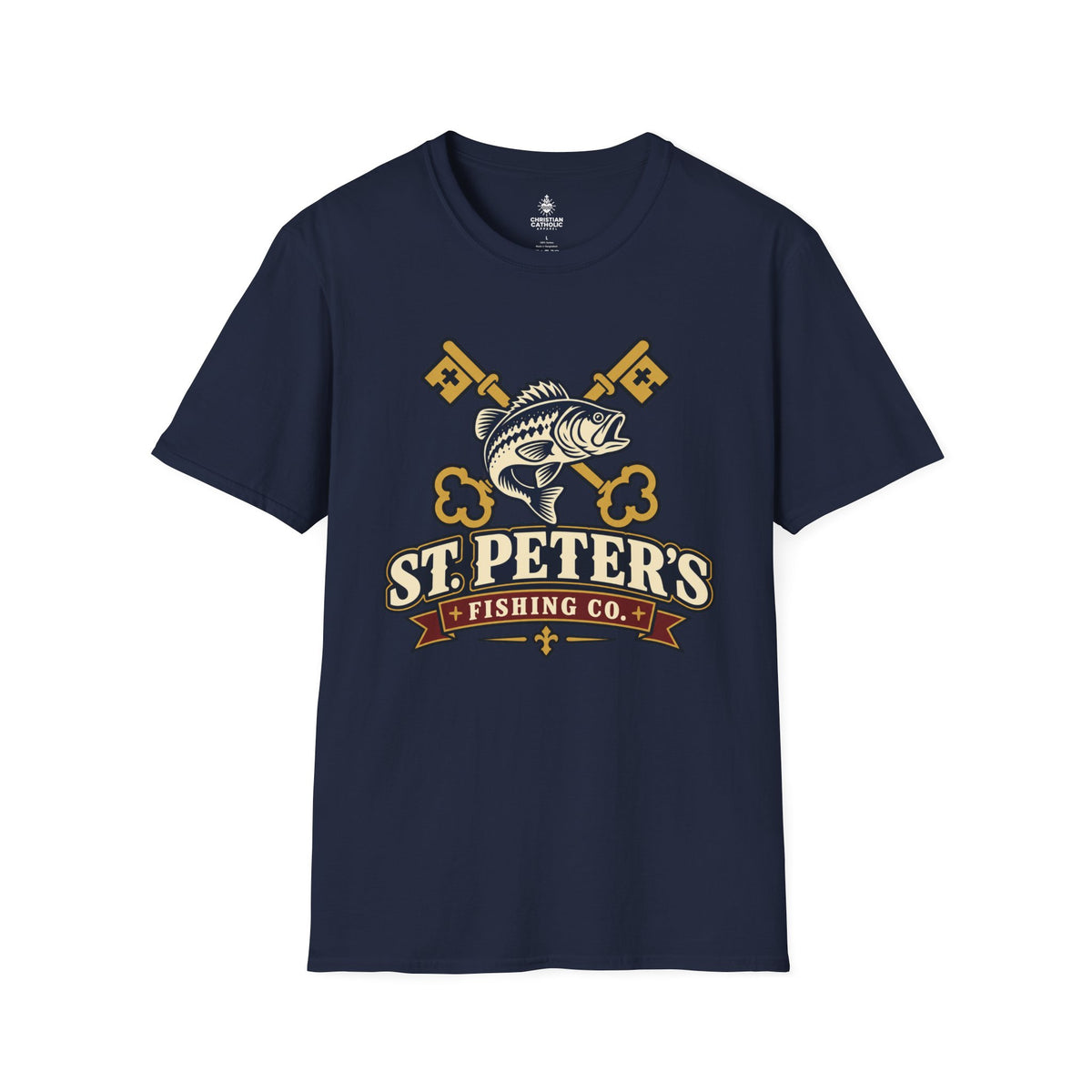 St. Peter's Fishing Co. T-Shirt — Vintage Crest Christian Tee