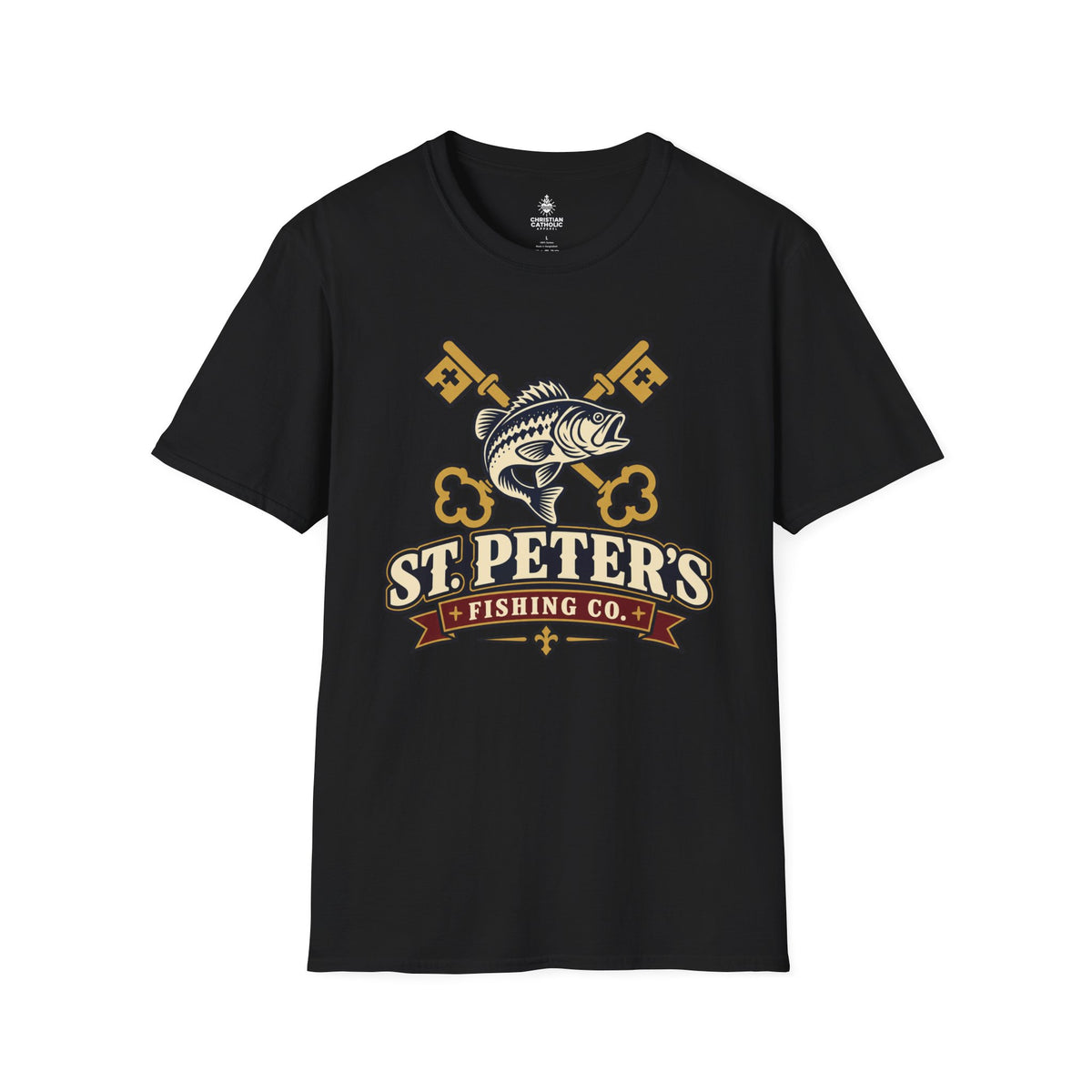 St. Peter's Fishing Co. T-Shirt — Vintage Crest Christian Tee