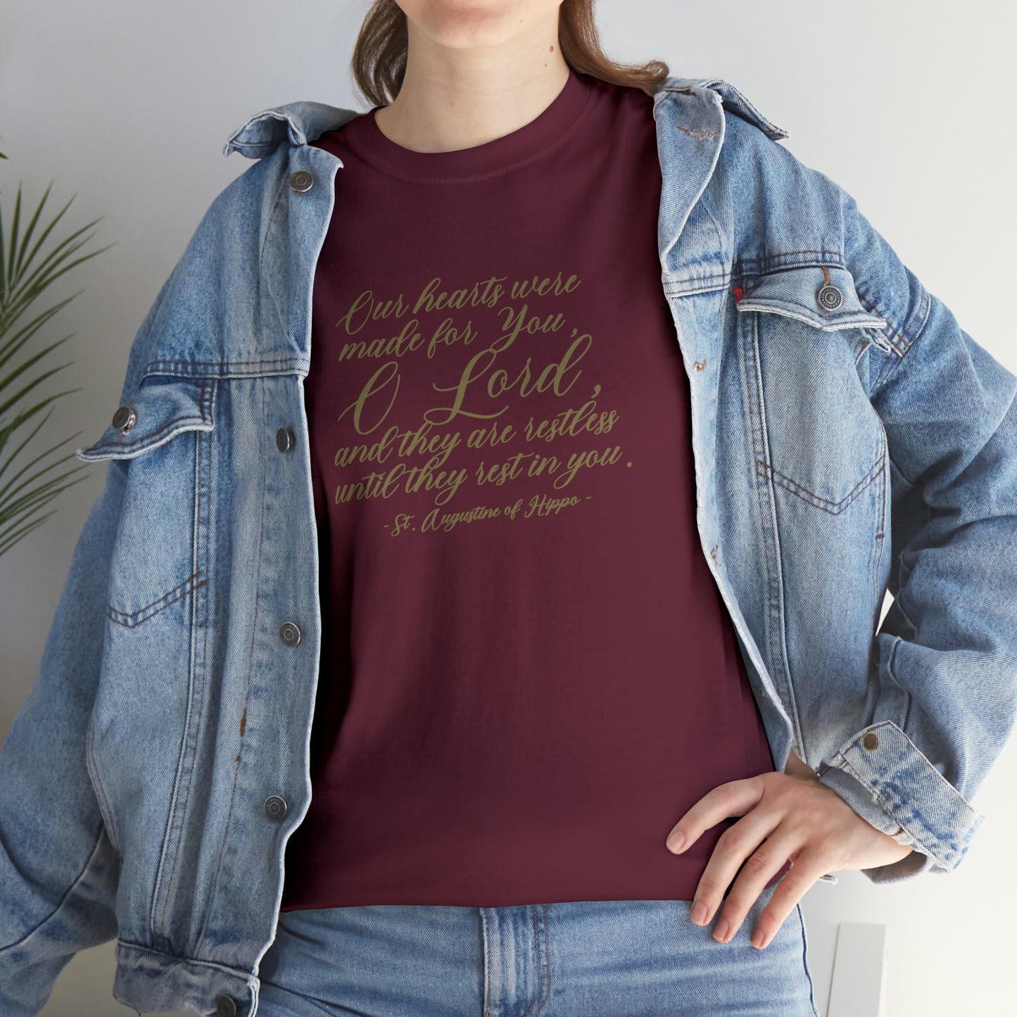 St. Augustine of Hippo Quote Catholic T-Shirt