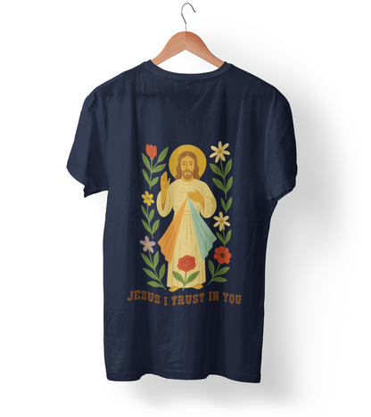 Divine Mercy "Jesus, I Trust In You" T-Shirt – Navy
