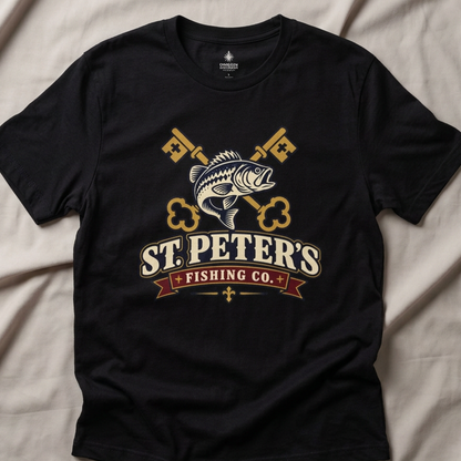 St. Peter's Fishing Co. T-Shirt — Vintage Crest Christian Tee