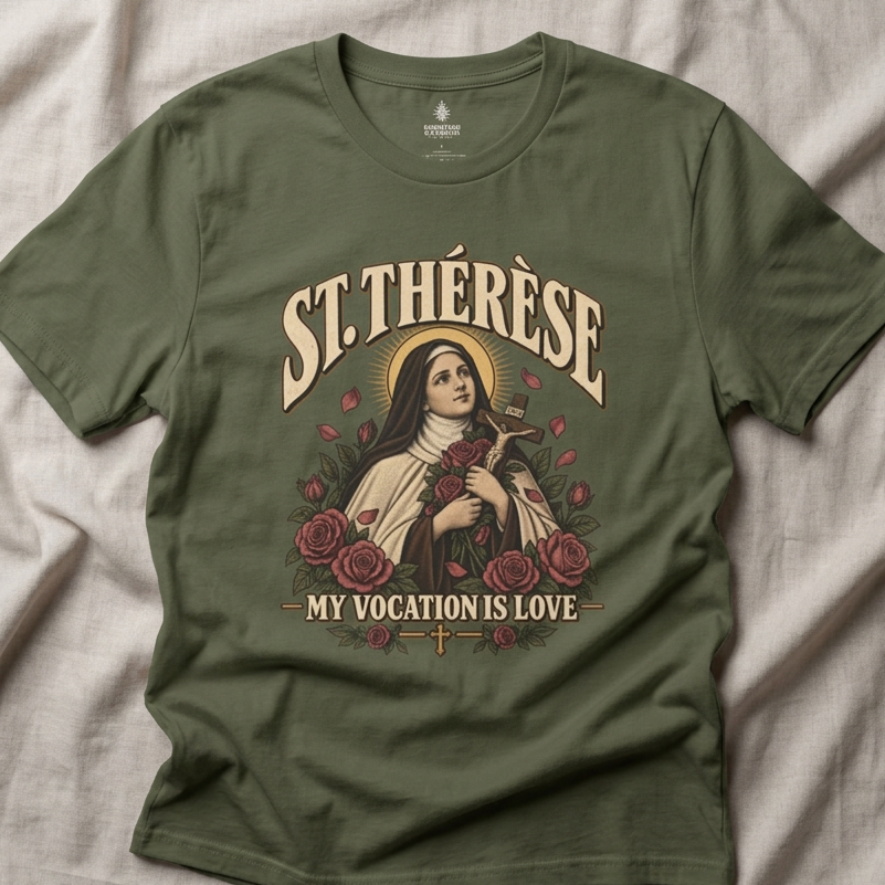 St. Thérèse 'My Vocation Is Love' T-Shirt