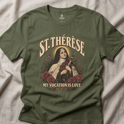 St. Thérèse 'My Vocation Is Love' T-Shirt