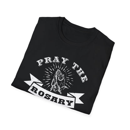 Pray the Rosary Christian Catholic T-Shirt