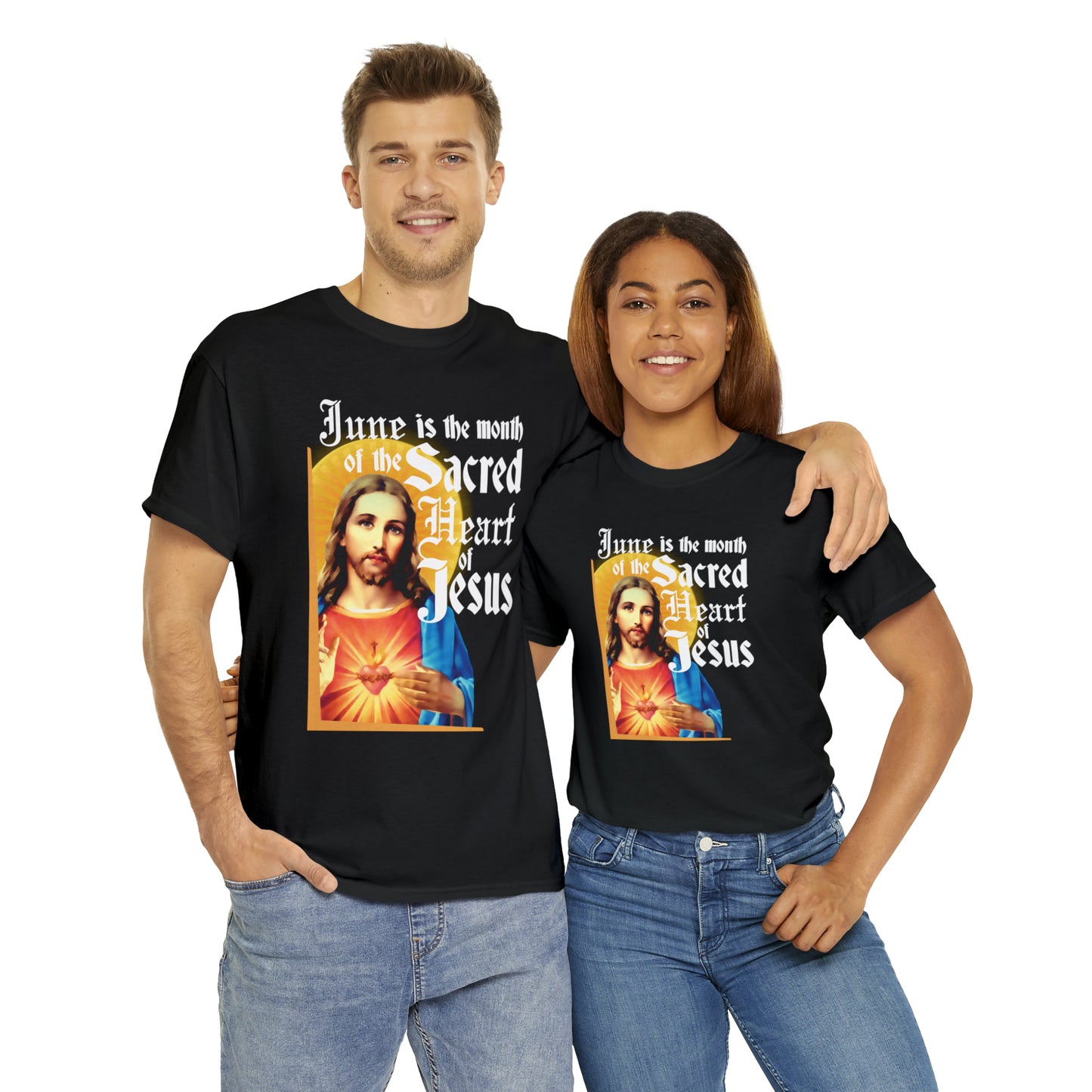 June is the Month of the Sacred Heart of Jesus Catholic T-Shirt