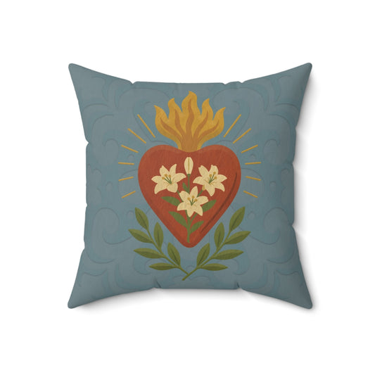 Chaste Heart of St. Joseph Decorative Pillow