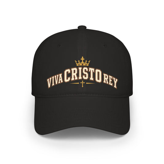 Viva Cristo Rey Embroidered Baseball Cap
