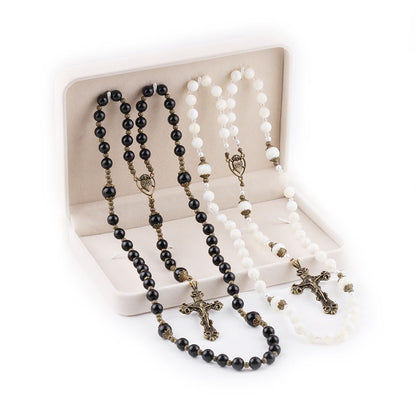 Wedding Rosary Set for Bride and Groom, His and Hers