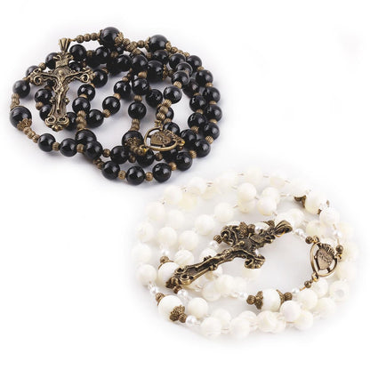 Wedding Rosary Set for Bride and Groom, His and Hers