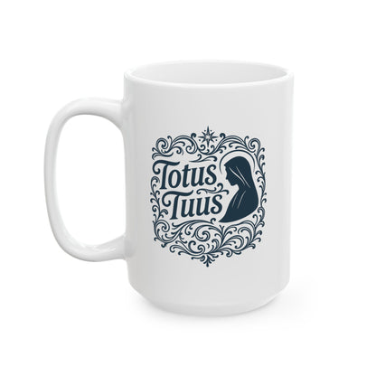 “Totus Tuus” Catholic Mug – St. John Paul II’s Marian Motto (11oz or 15oz)